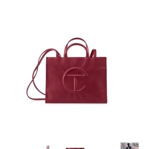 Telfar Medium Shopper Oxblood